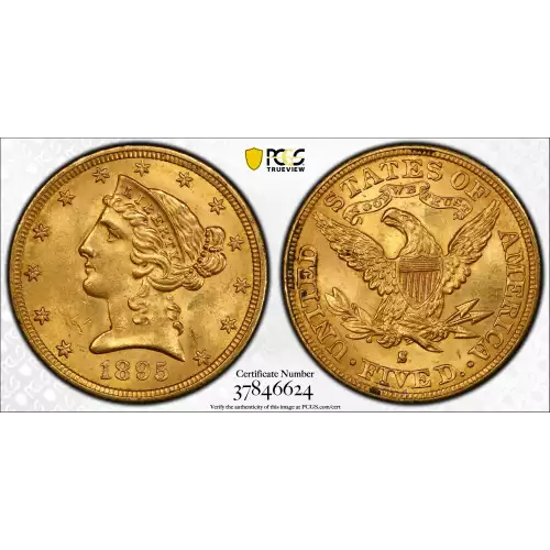Half Eagles---Liberty Head 1839-1908 -Gold- 5 Dollar (5)