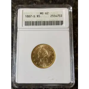 Half Eagles---Liberty Head 1839-1908 -Gold- 5 Dollar
