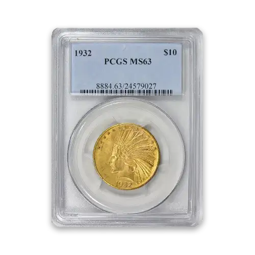 Indian $10 (1907 - 1933) - PCGS - MS63