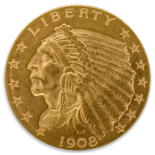 Indian $2.5 (1908 - 1929) - Circ