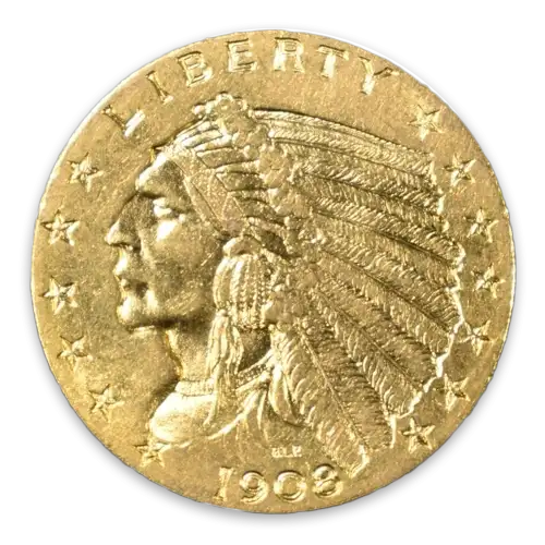 Indian $2.5 (1908 - 1929) - Circ