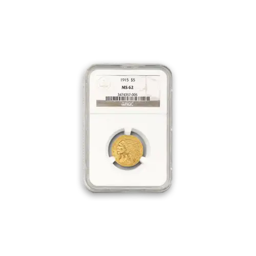 Indian $5 (1908 - 1929) - PCGS - MS62