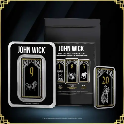 John Wick 1 oz silver bar #9