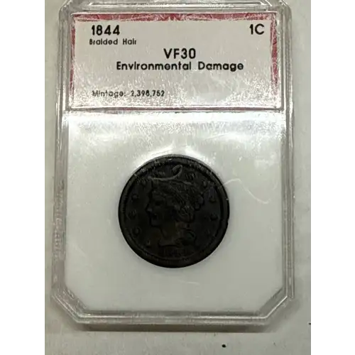 Large Cents - Braided Hair Cent (1839-1857)