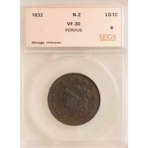 Large Cents-Coronet Head 1816-1839