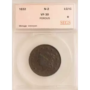 Large Cents-Coronet Head 1816-1839