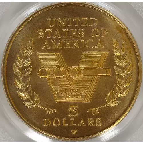 Modern Commemoratives --- 50th Anniversary of World War II 1991 -1995-Gold- 5 Dollar (4)