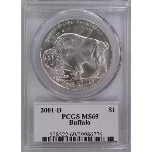 Modern Commemoratives --- American Buffalo Commemorative 2001-Silver- 1 Dollar