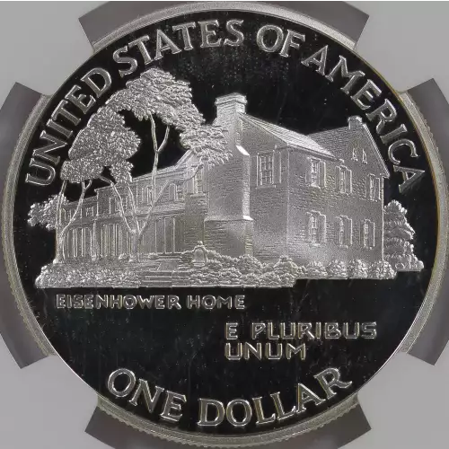 Modern Commemoratives --- Eisenhower Centennial 1990-Silver- 1 Dollar