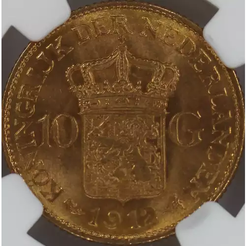 NETHERLANDS Gold 10 GULDEN