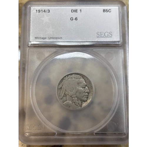 Nickel Five Cent Pieces-Indian Head or Buffalo