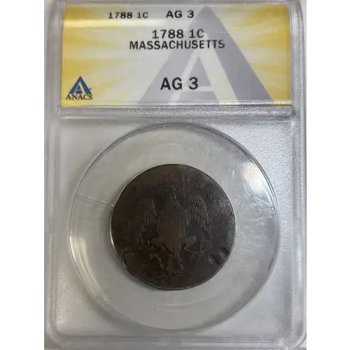 Post Colonial Issues -Massachusetts-Cent -copper