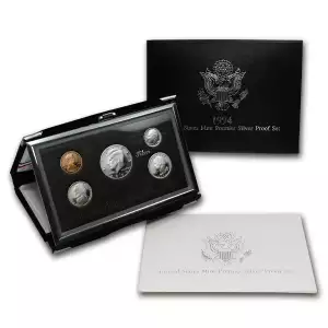 Premier Proof Set - 1994S 5 Coins ($0.91 FV) Silver Premier - Set