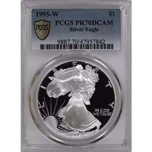 Rare 1995 W Silver Eagle DCAM 
Mintage of only 30,125 