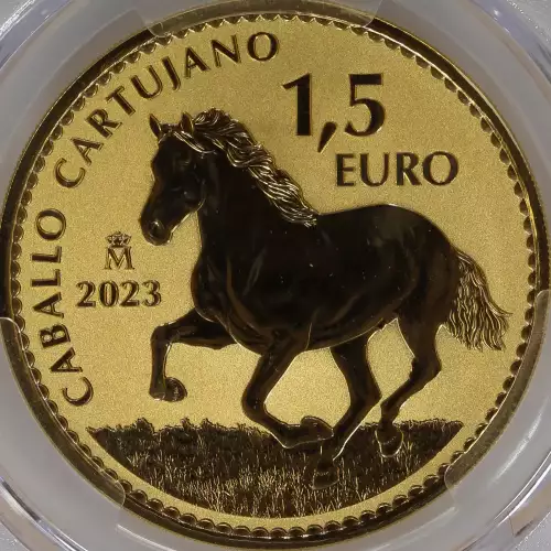 Reverse Proof Doubloon Cartujano Horse (4)