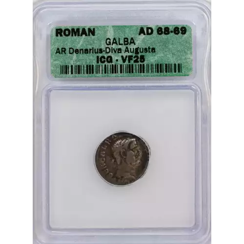 Roman-AR Denarius-Diva Augusta 68-69 AD