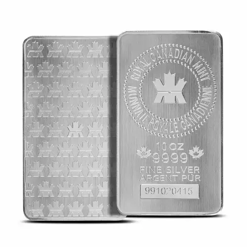 Royal Canadian Mint 10oz Silver Bar