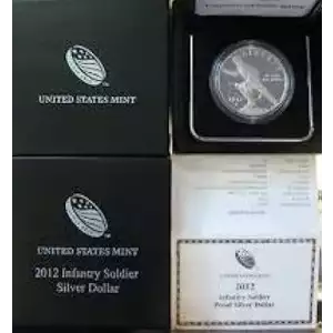 2012 Infantry Soldier Proof Dollar