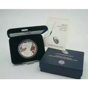 2017 W 1oz Silver Eagle  Proof - with Original Govt Packaging