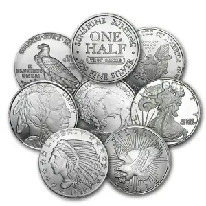 1/2 oz Generic Silver Round