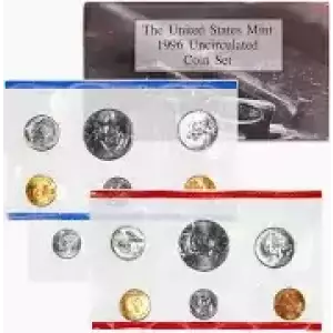 1996 Mint Set - 5 Coins ($0.91 FV) - Set