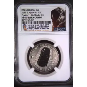 2019 S Apollo 11 Half Dollar Set Official US Mint Set ULTRA CAMEO (2)