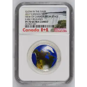 2017 View of Canada From Space Early Releases Glow in the Dark ULTRA CAMEO (2)