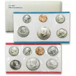 1980 Mint Set - 11 Piece P-D ($4.82 FV) - Set