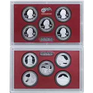2010 Silver Quarter Proof Set - 5 Piece ($1.25 FV) - Set