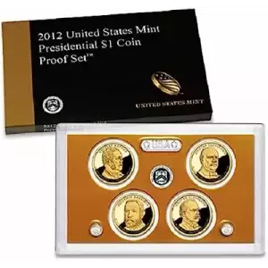 2012 Presidential Proof Dollar Set