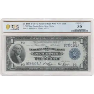 $1 1918  Federal Reserve Bank Notes 711 (2)