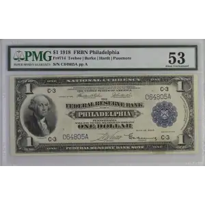 $1 1918  Federal Reserve Bank Notes 714 (2)