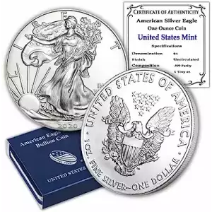 2020 Burnished Silver Eagle Dollar (2)