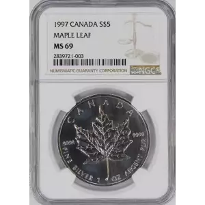 CANADA Silver 5 DOLLARS