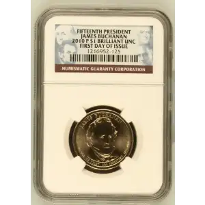 2010 P $1 JAMES BUCHANAN FIFTEENTH PRESIDENT (2)