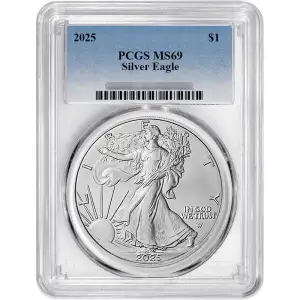 1oz Silver Eagle - PCGS MS 69