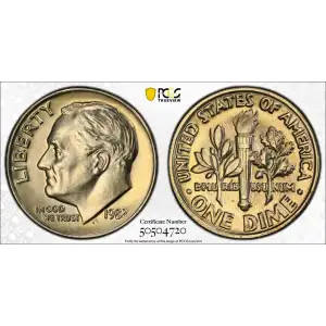 1982 10C No Mintmark - Strong, FB (2)
