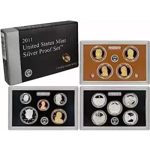 2011 Silver Proof Set - 14 Piece Silver ($6.91 FV) - Set