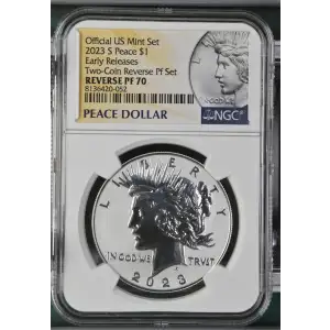 2023 S Early Releases Two-Coin Reverse Pf Set Official US Mint Set (2)