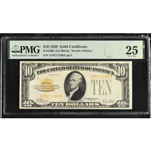 $10 1928 Gold Seal Small Size Gold Certificates 2400 (2)