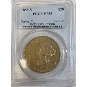 1858-S $20