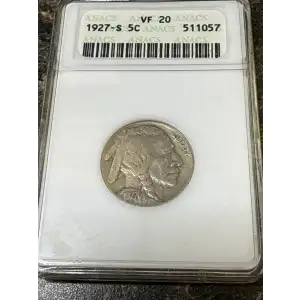 Nickel Five Cent Pieces-Indian Head or Buffalo