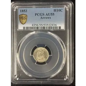 Half Dimes---Liberty Seated 1837-1873-Silver- 0.5 Dime