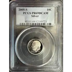 2005-S 10C Silver, DCAM