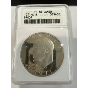 Eisenhower Silver Dollar (1971-1978) - 40% Silver