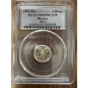 1992-Mo 1/20 oz Libertad Ag, DCAM