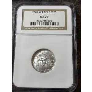 2007 W BURNISHED PLATINUM EAGLE
