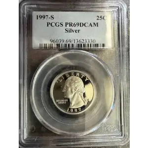 1997-S 25C Silver, DCAM
