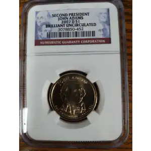 2007 JOHN ADAMS SECOND PRESIDENT