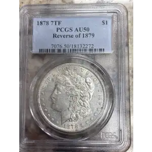 1878 7TF $1 Reverse of 1879